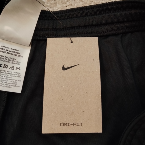 NWT Sz XL Nike Dri-Fit Standard Fit Black Athletic Shorts - Picture 3 of 10